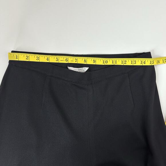 Misook Pants Womens Large Black Pull on Career Midrise Office Knit Straight - Picture 8 of 13